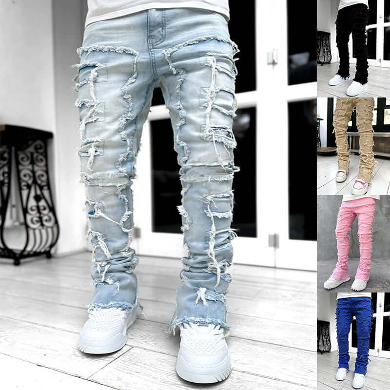 Elevate Your Wardrobe with Tailored Stacked Jeans for Men – Higher  Lifestyles
