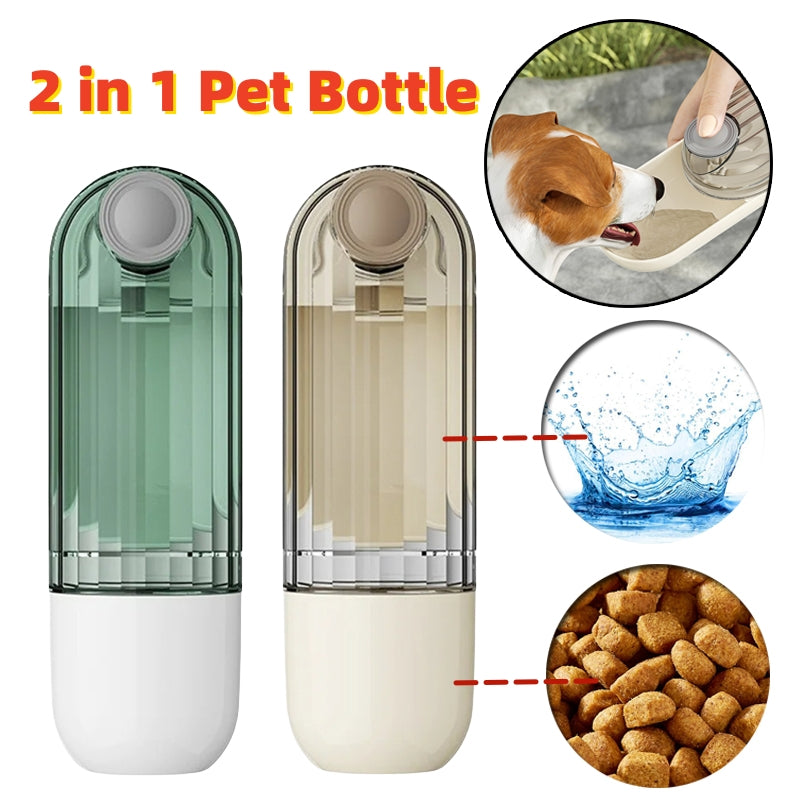 2-in-1 Pet Water Cup with a smart segment design in a vibrant color!